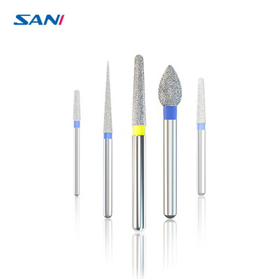 ซื้อ ประสิทธิภาพสูงสแตนเลสสีเงินทันตกรรม FG Diamond Burs ความเร็วสูง 11mm online manufacture