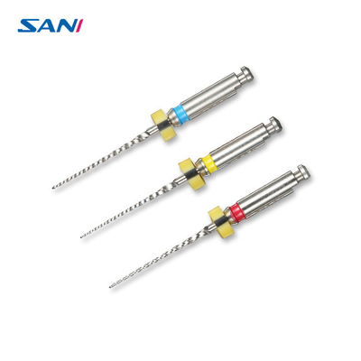 ซื้อ ไฟล์ทันตกรรมโรตารี่ 2.0N / Cm ไฟล์ Kid สำหรับการรักษาคลองรากฟัน 3 ชิ้น / แพ็ค online manufacture