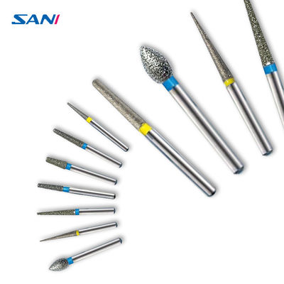 ความแข็งสูง 11mm Handpiece Dental Diamond Burs CE Approved
