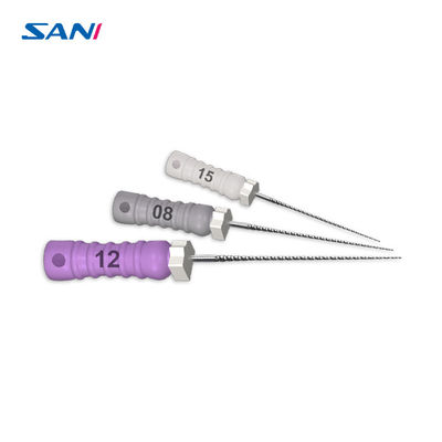 ไฟล์ Niti Dental K ที่เปิดใช้งานด้วยความร้อนได้รับการอนุมัติ CE ที่ทนต่อการบิด