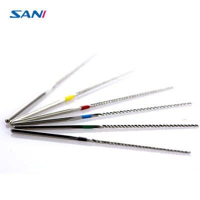 สแตนเลส 6 ชิ้น / กล่องโรตารีทันตกรรม Endo ไฟล์เครื่องยนต์ใช้