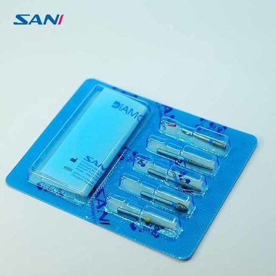 OEM 8mm Dental Diamond Burs ความแข็งสูง Endo เครื่องมือโรตารี่