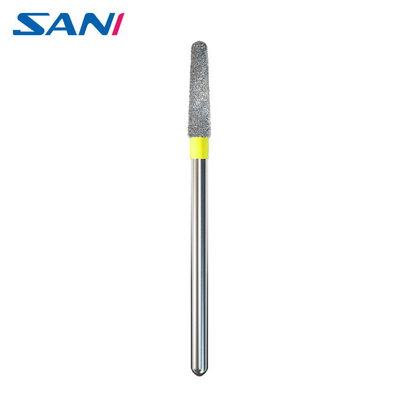 OEM / ODM สแตนเลสความเร็วสูง 11 มม. ทันตกรรมเพชร Bur สำหรับการรักษาในโรงพยาบาลทันตกรรม